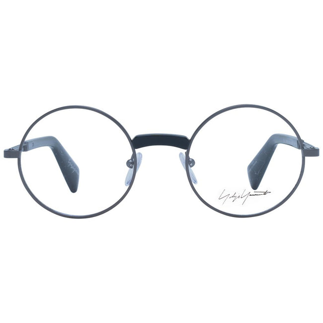 Yohji Yamamoto Gray Unisex Glasses Frame Yohji Yamamoto