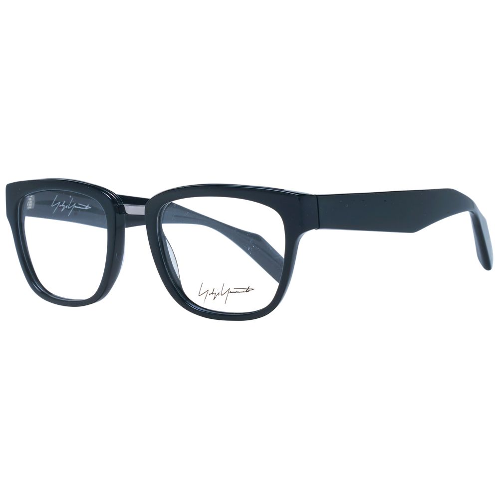 Yohji Yamamoto Black Unisex Glasses Frame Yohji Yamamoto