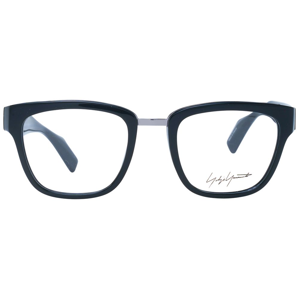 Yohji Yamamoto Black Unisex Glasses Frame Yohji Yamamoto
