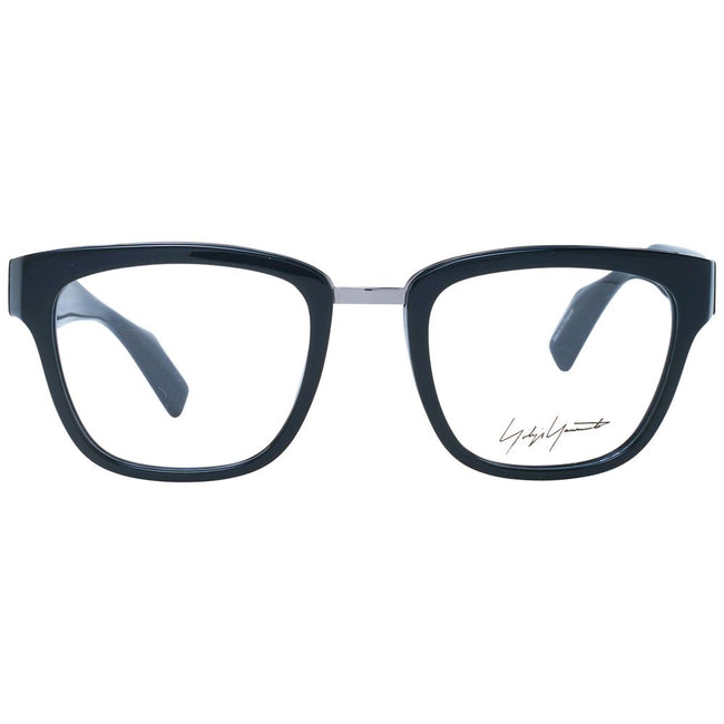 Yohji Yamamoto Black Unisex Glasses Frame Yohji Yamamoto