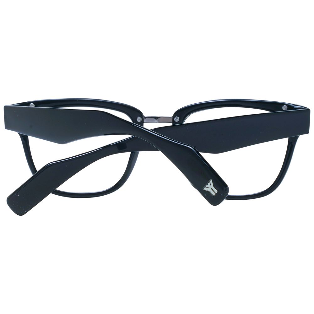 Yohji Yamamoto Black Unisex Glasses Frame Yohji Yamamoto