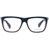 Yohji Yamamoto Blue Unisex Glasses Frame Yohji Yamamoto