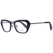 Yohji Yamamoto Burgundy Unisex Glasses Frame Yohji Yamamoto
