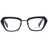 Yohji Yamamoto Burgundy Unisex Glasses Frame Yohji Yamamoto