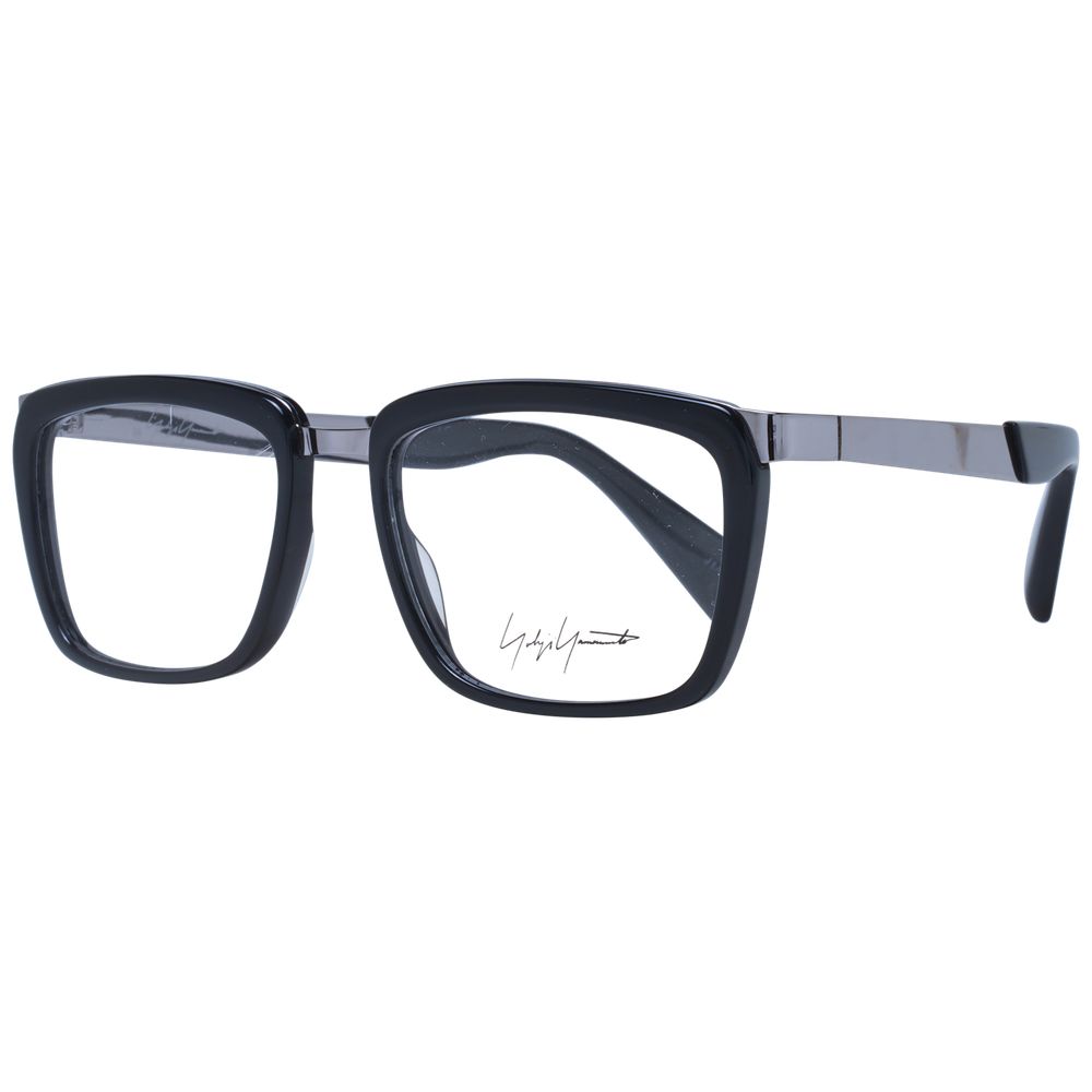 Yohji Yamamoto Black Unisex Glasses Frame Yohji Yamamoto