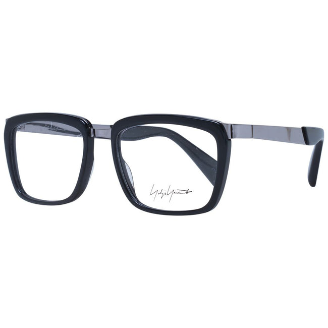 Yohji Yamamoto Black Unisex Glasses Frame Yohji Yamamoto