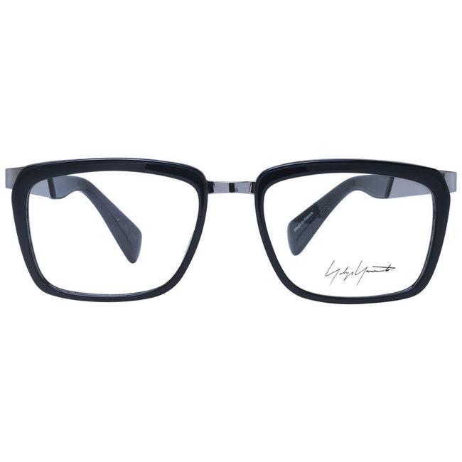 Yohji Yamamoto Black Unisex Glasses Frame Yohji Yamamoto