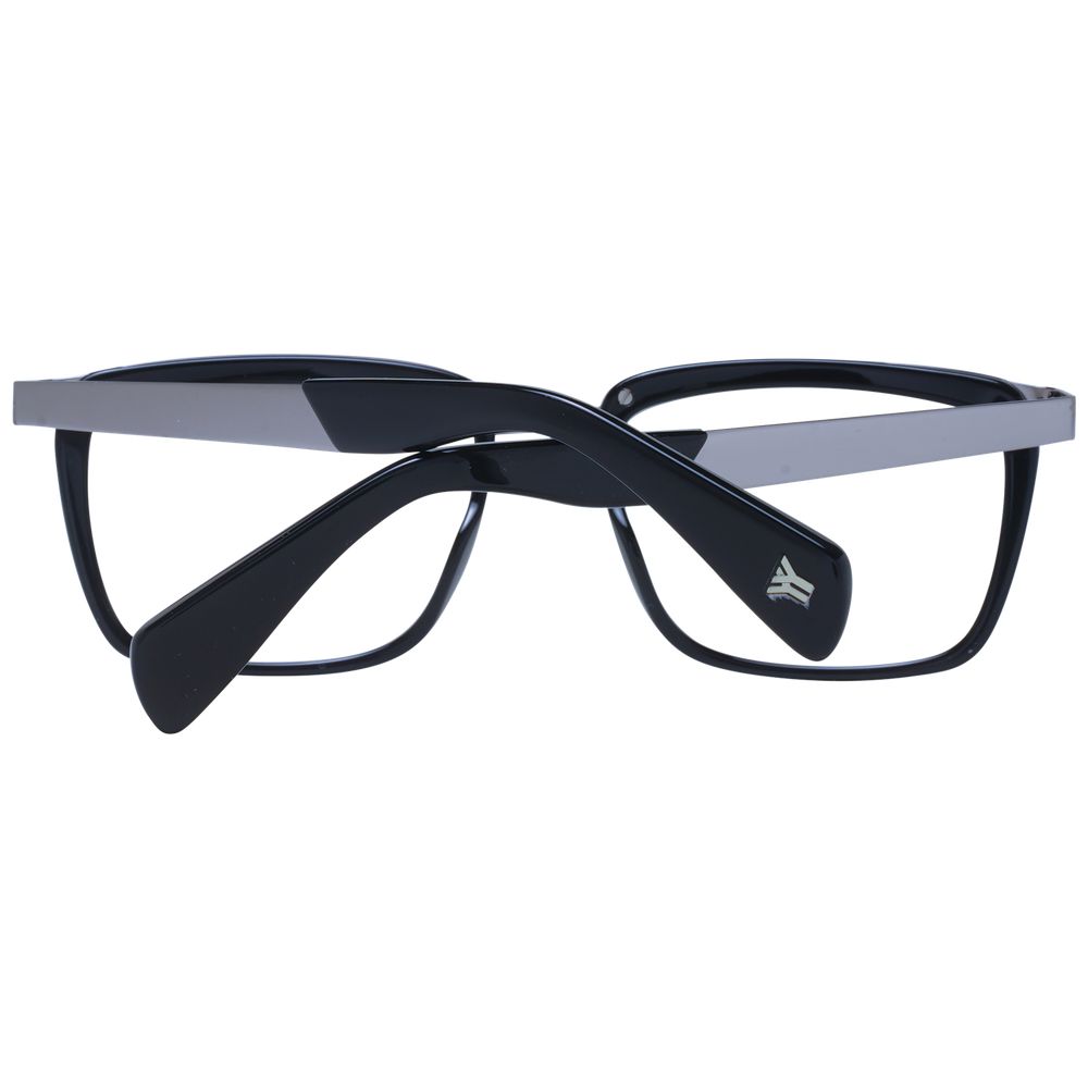 Yohji Yamamoto Black Unisex Glasses Frame Yohji Yamamoto