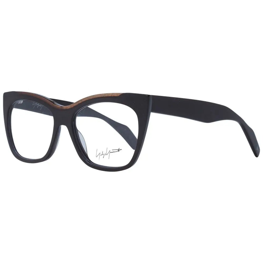 Yohji Yamamoto Brown Unisex Glasses Frame Yohji Yamamoto