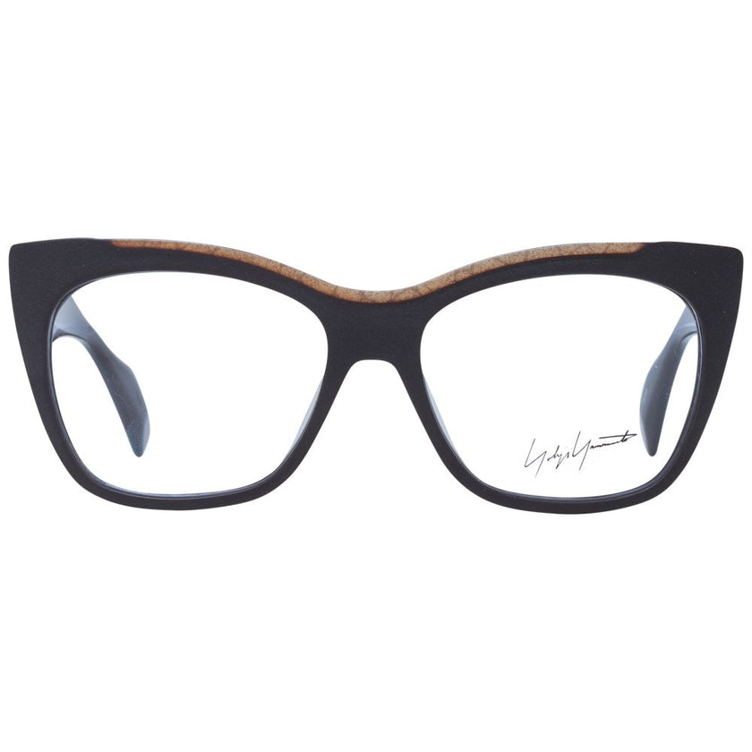 Yohji Yamamoto Brown Acetate Glasses (Frames) Yohji Yamamoto