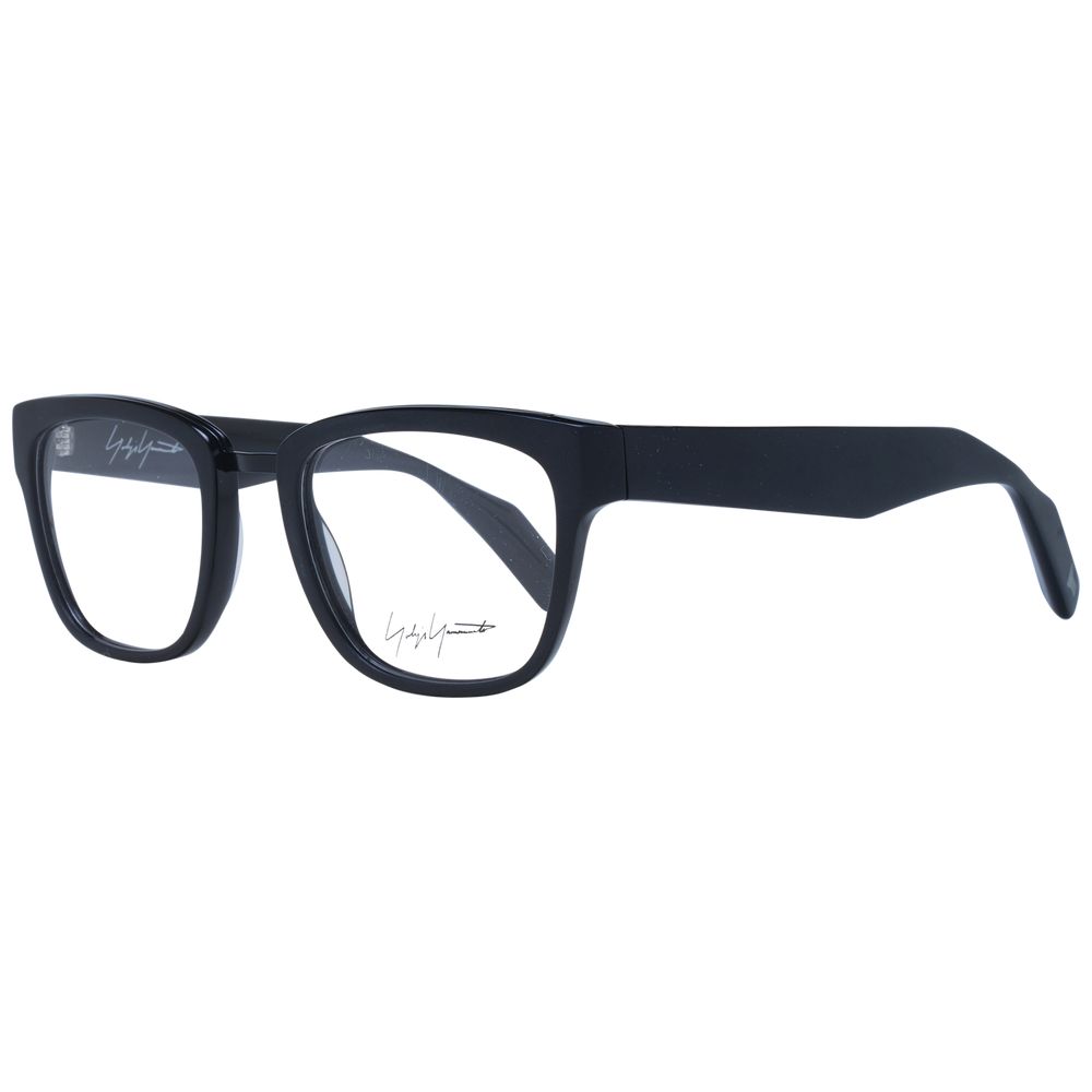 Yohji Yamamoto Black Unisex Glasses Frame Yohji Yamamoto