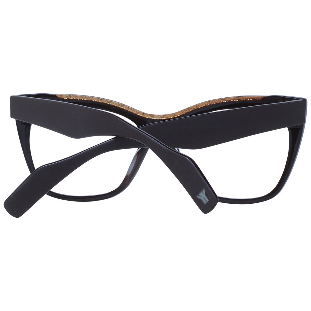 Yohji Yamamoto Brown Unisex Glasses Frame Yohji Yamamoto