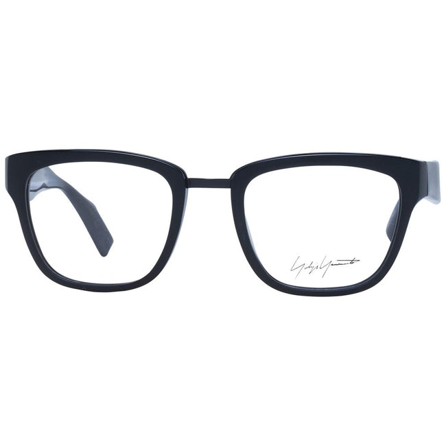 Yohji Yamamoto Black Unisex Glasses Frame Yohji Yamamoto