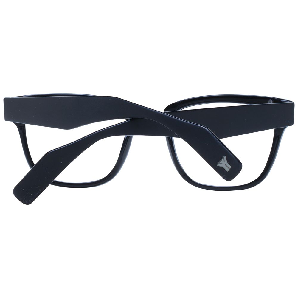 Yohji Yamamoto Black Unisex Glasses Frame Yohji Yamamoto