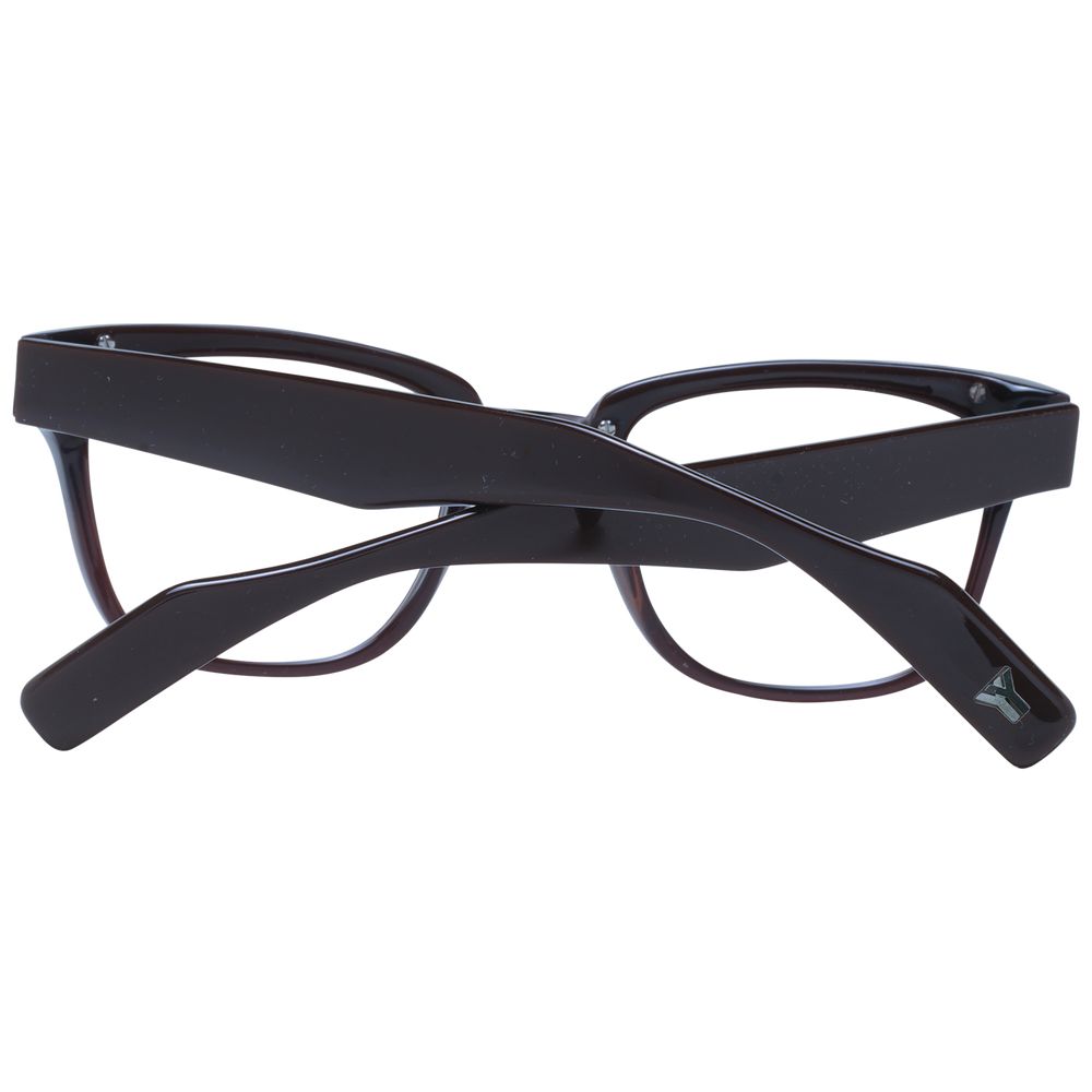 Yohji Yamamoto Brown Unisex Glasses Frame Yohji Yamamoto