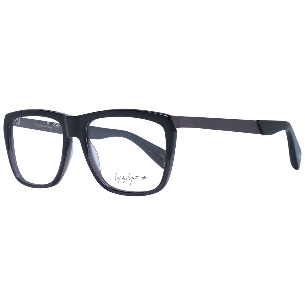Yohji Yamamoto Black Unisex Glasses Frame Yohji Yamamoto
