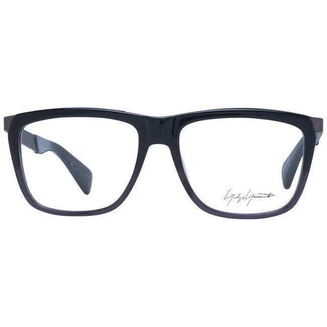 Yohji Yamamoto Black Unisex Glasses Frame Yohji Yamamoto