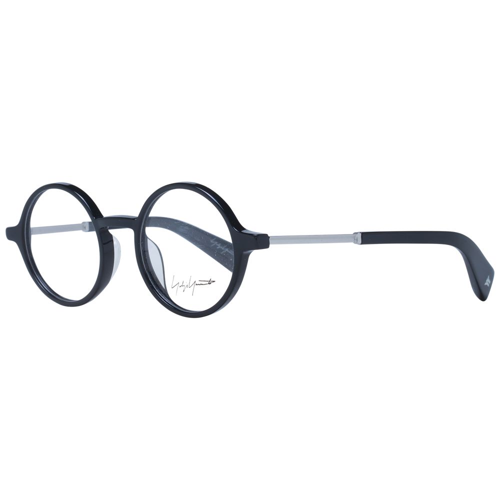 Yohji Yamamoto Black Unisex Glasses Frame Yohji Yamamoto