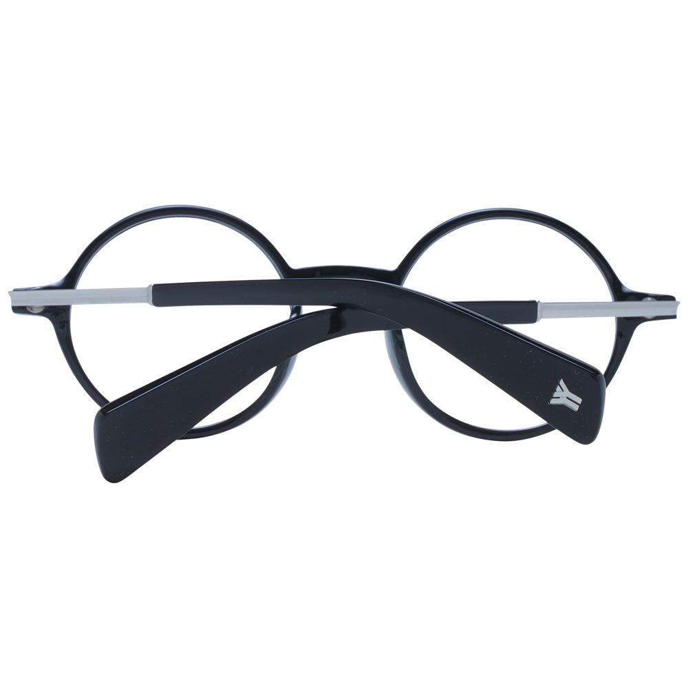 Yohji Yamamoto Black Unisex Glasses Frame Yohji Yamamoto