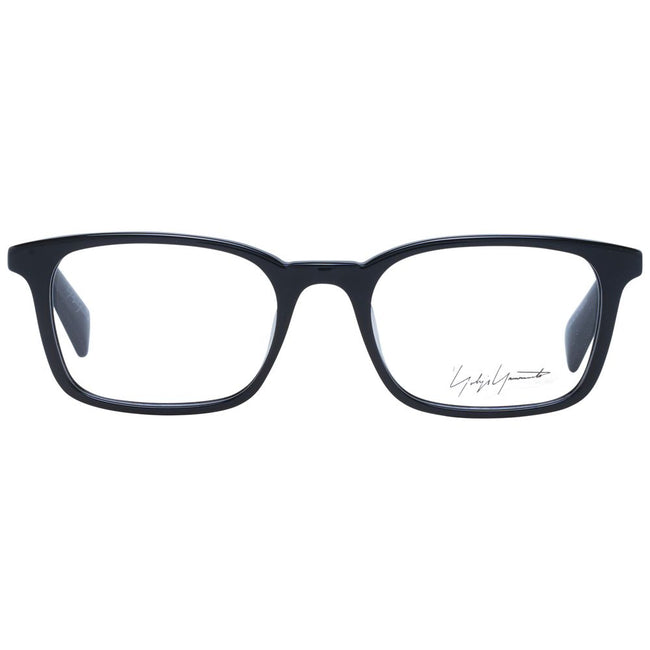 Yohji Yamamoto Black Unisex Glasses Frame Yohji Yamamoto