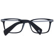 Yohji Yamamoto Black Unisex Glasses Frame Yohji Yamamoto