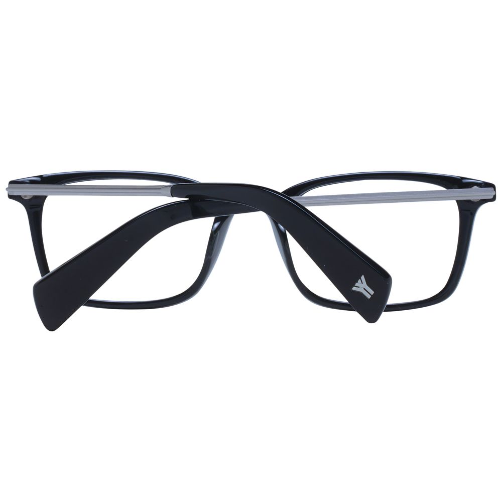 Yohji Yamamoto Black Unisex Glasses Frame Yohji Yamamoto
