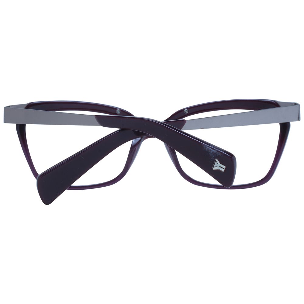 Yohji Yamamoto Purple Unisex Glasses Frame Yohji Yamamoto