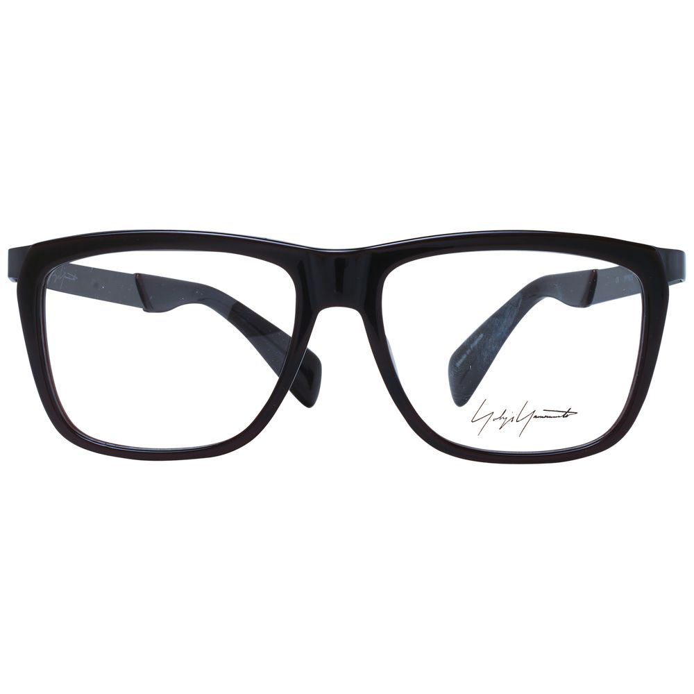 Yohji Yamamoto Brown Unisex Glasses Frame Yohji Yamamoto