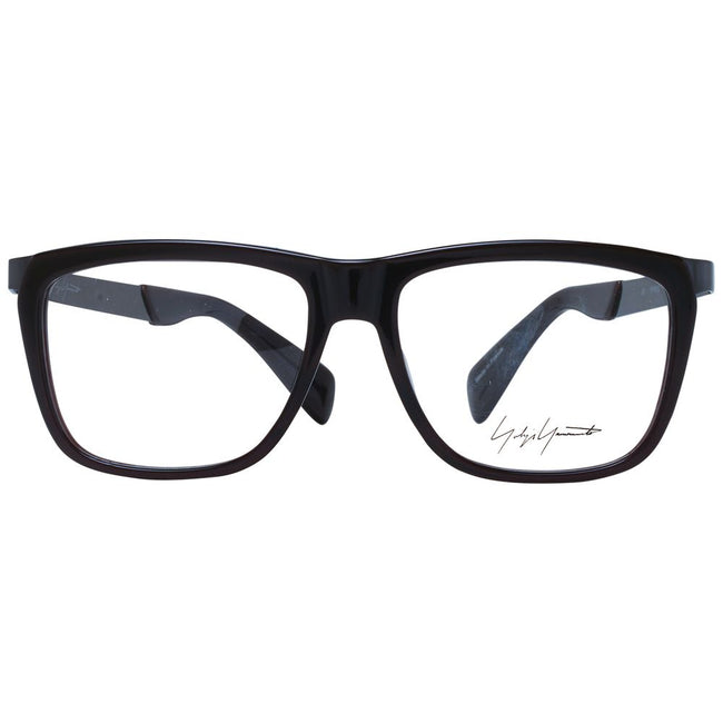 Yohji Yamamoto Brown Unisex Glasses Frame Yohji Yamamoto