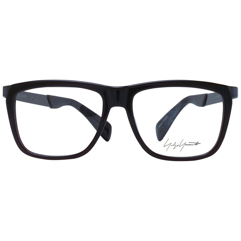 Yohji Yamamoto Brown Acetate Glasses (Frames) Yohji Yamamoto