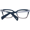 Yohji Yamamoto Blue Unisex Glasses Frame Yohji Yamamoto
