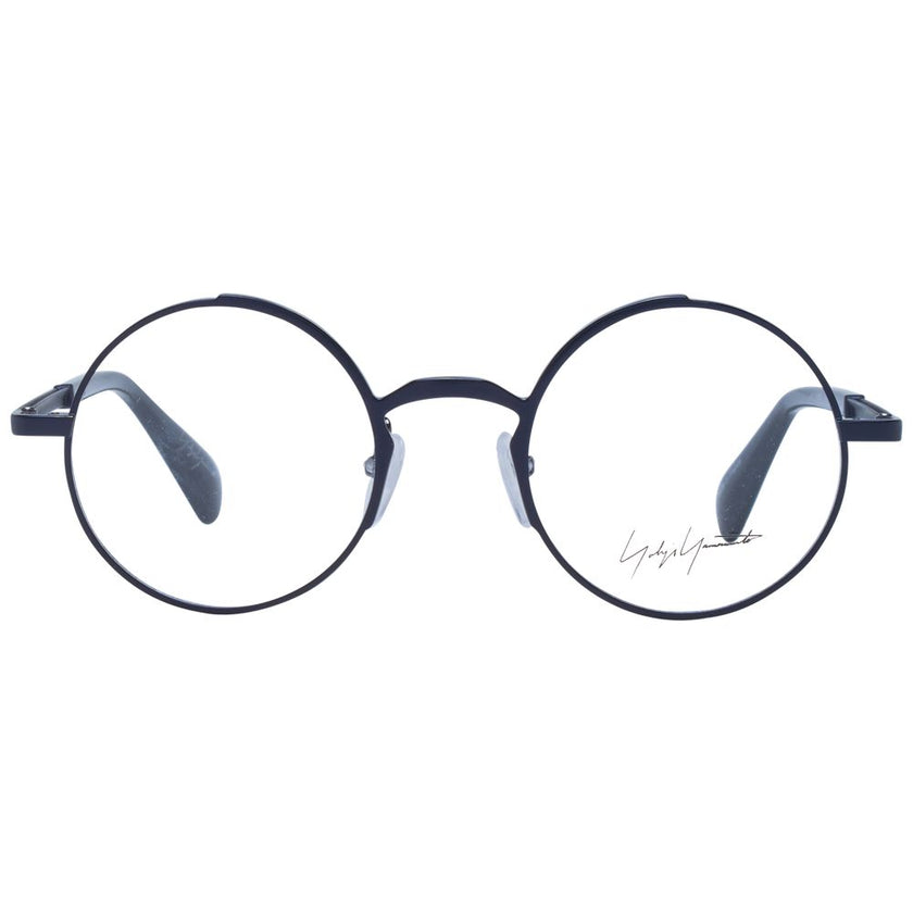 Yohji Yamamoto Blue Metal Glasses (Frames) Yohji Yamamoto