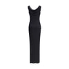 Versace Draped jersey long Dress Versace