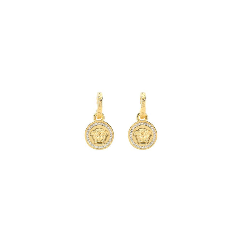 Versace Gold Brass Earrings Versace
