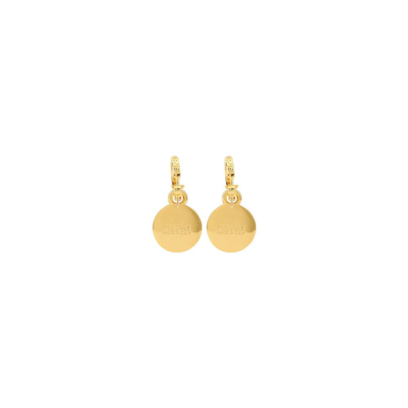 Versace Gold Brass Earrings Versace