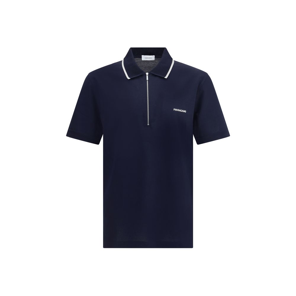 Ferragamo Zip Polo Shirt Ferragamo