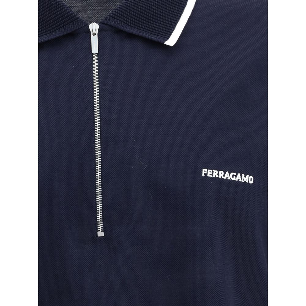 Ferragamo Zip Polo Shirt Ferragamo
