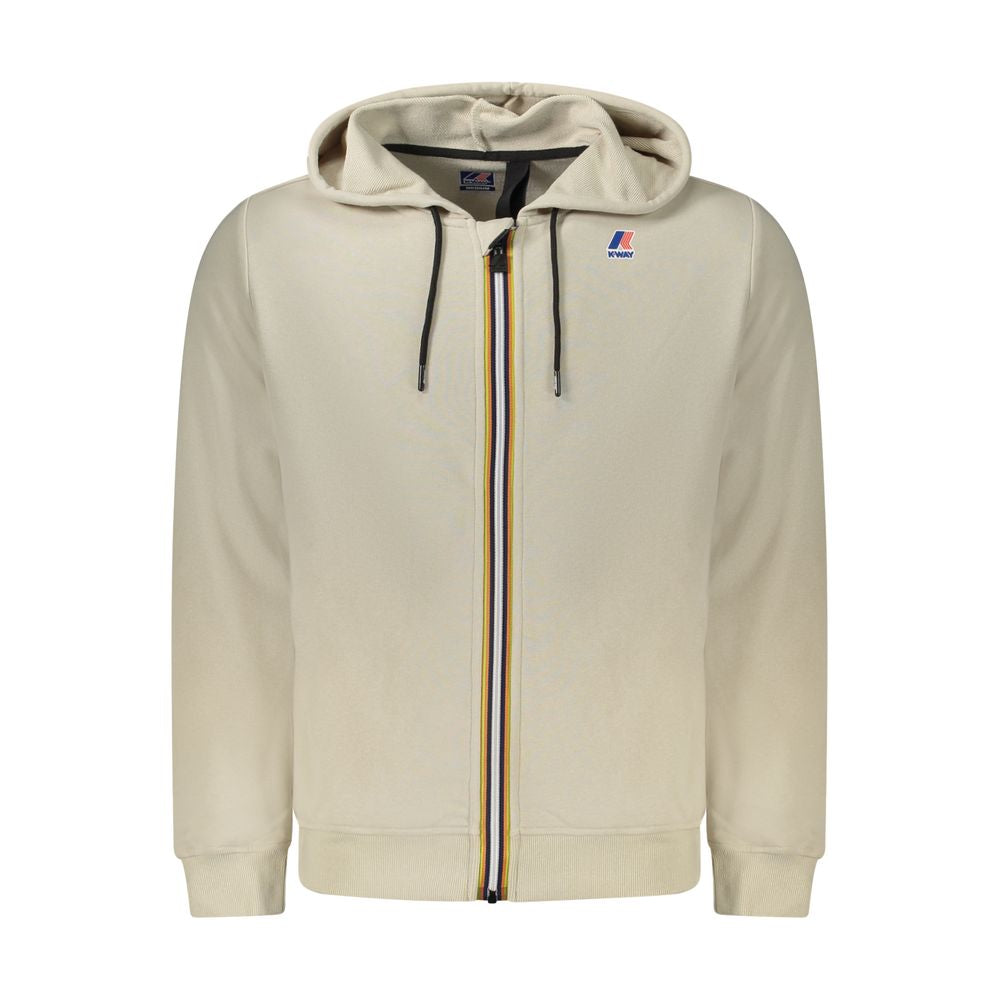 K-WAY Beige Cotton Men Sweater K-WAY
