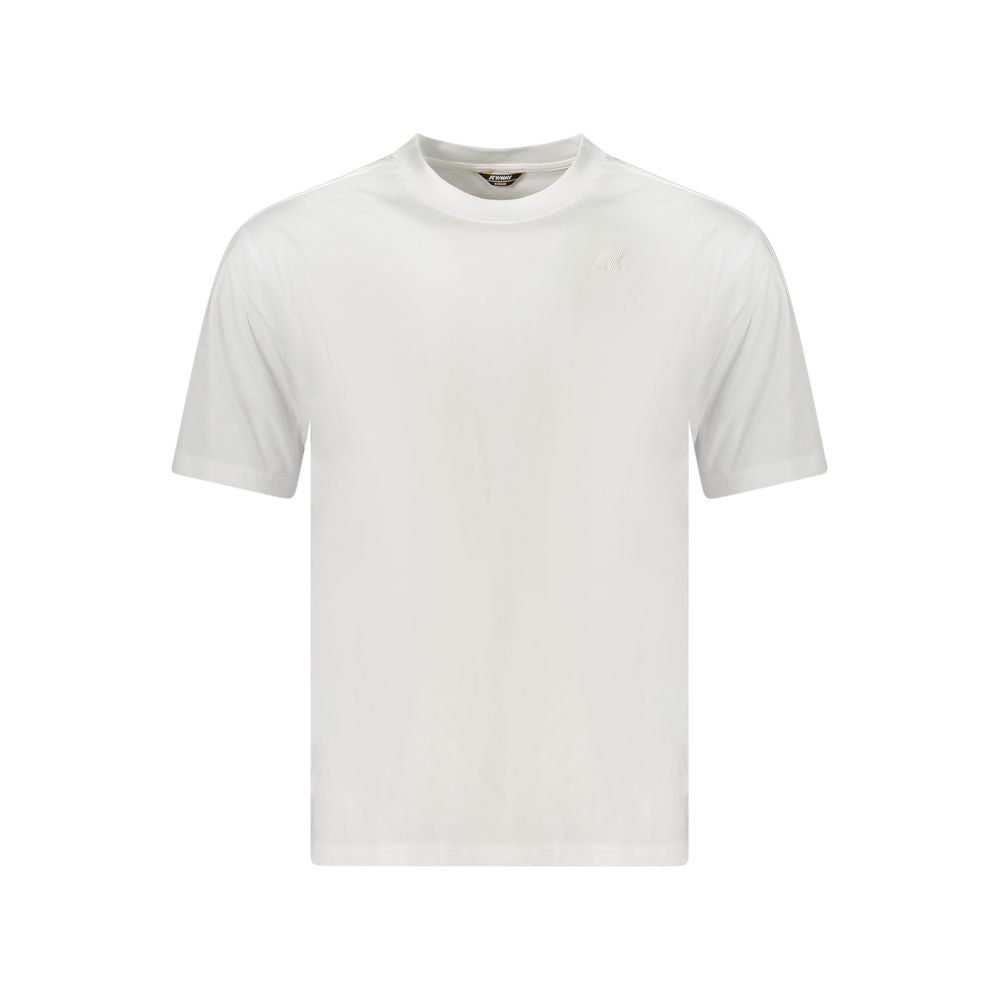 K-WAY White Cotton Men T-Shirt K-WAY