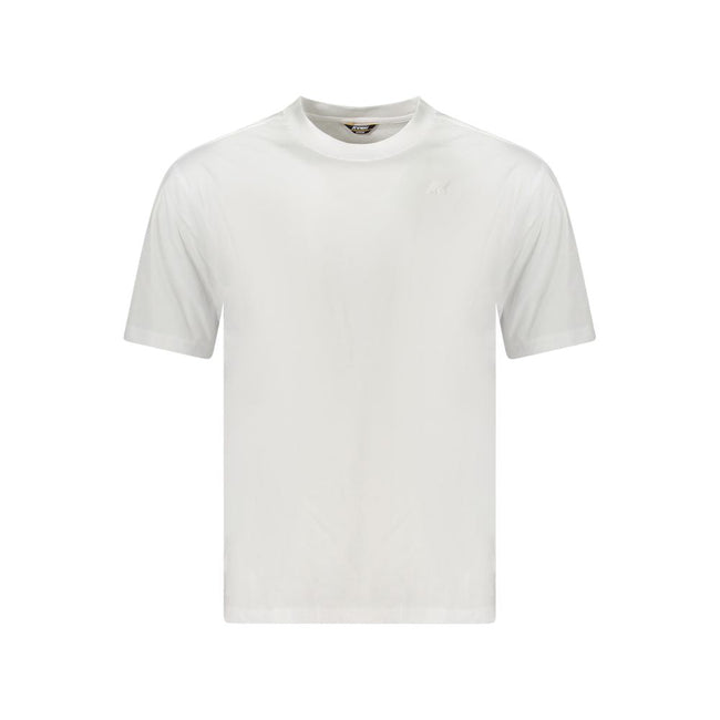 K-WAY White Cotton Men T-Shirt K-WAY