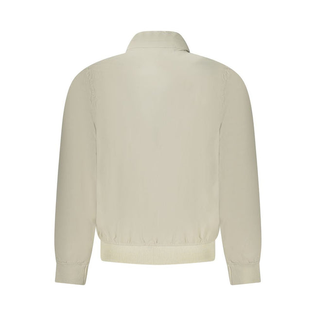 K-WAY Beige Nylon Men Jacket K-WAY