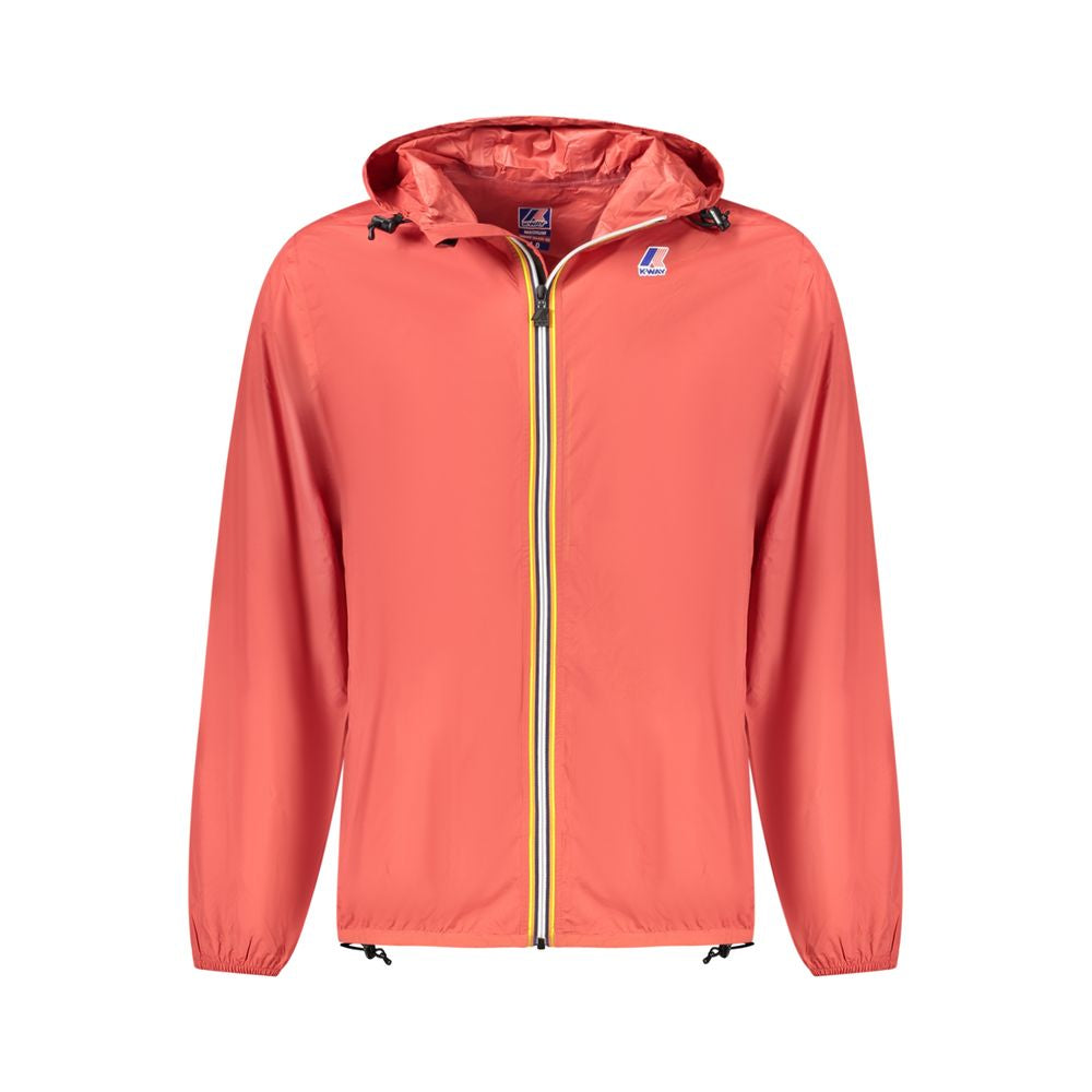 K-WAY Red Polyamide Men Jacket K-WAY