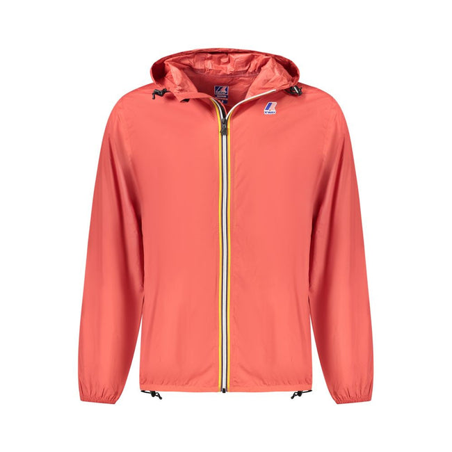 K-WAY Red Polyamide Men Jacket K-WAY