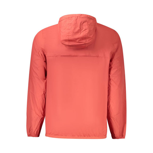K-WAY Red Polyamide Men Jacket K-WAY
