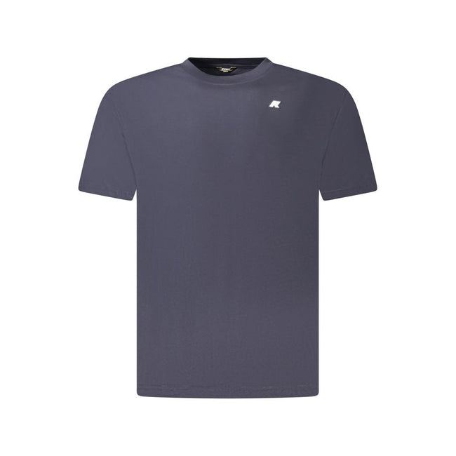 K-WAY Blue Cotton Men T-Shirt K-WAY