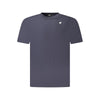 K-WAY Blue Cotton Men T-Shirt K-WAY