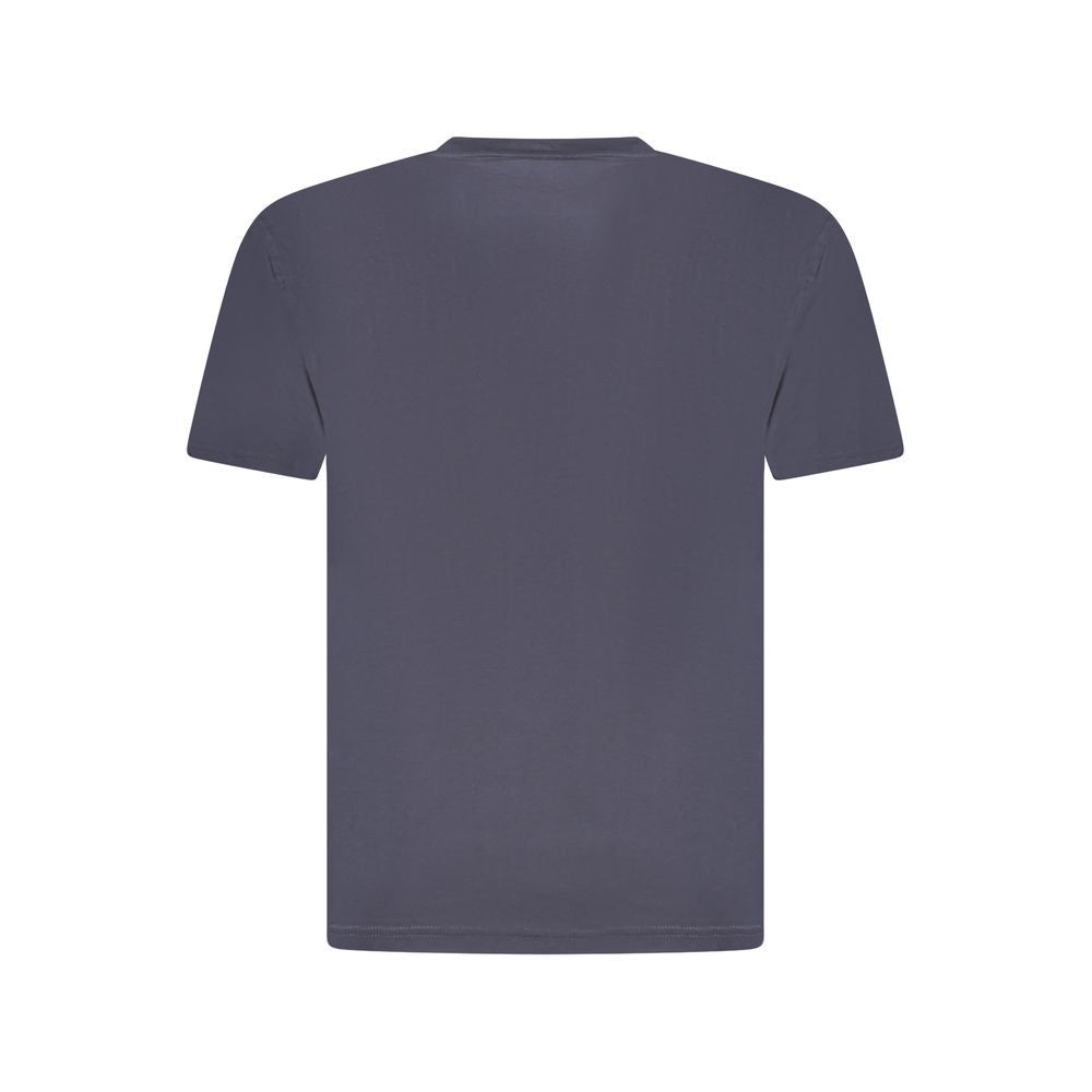 K-WAY Blue Cotton Men T-Shirt K-WAY