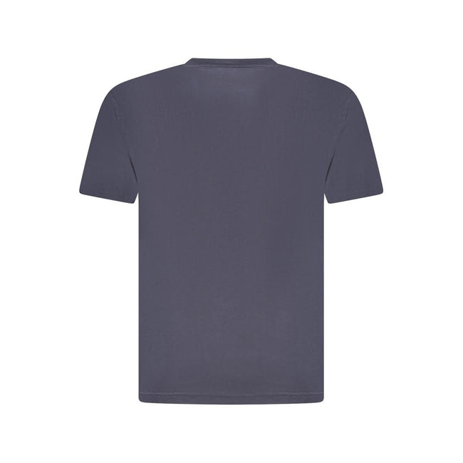 K-WAY Blue Cotton Men T-Shirt K-WAY