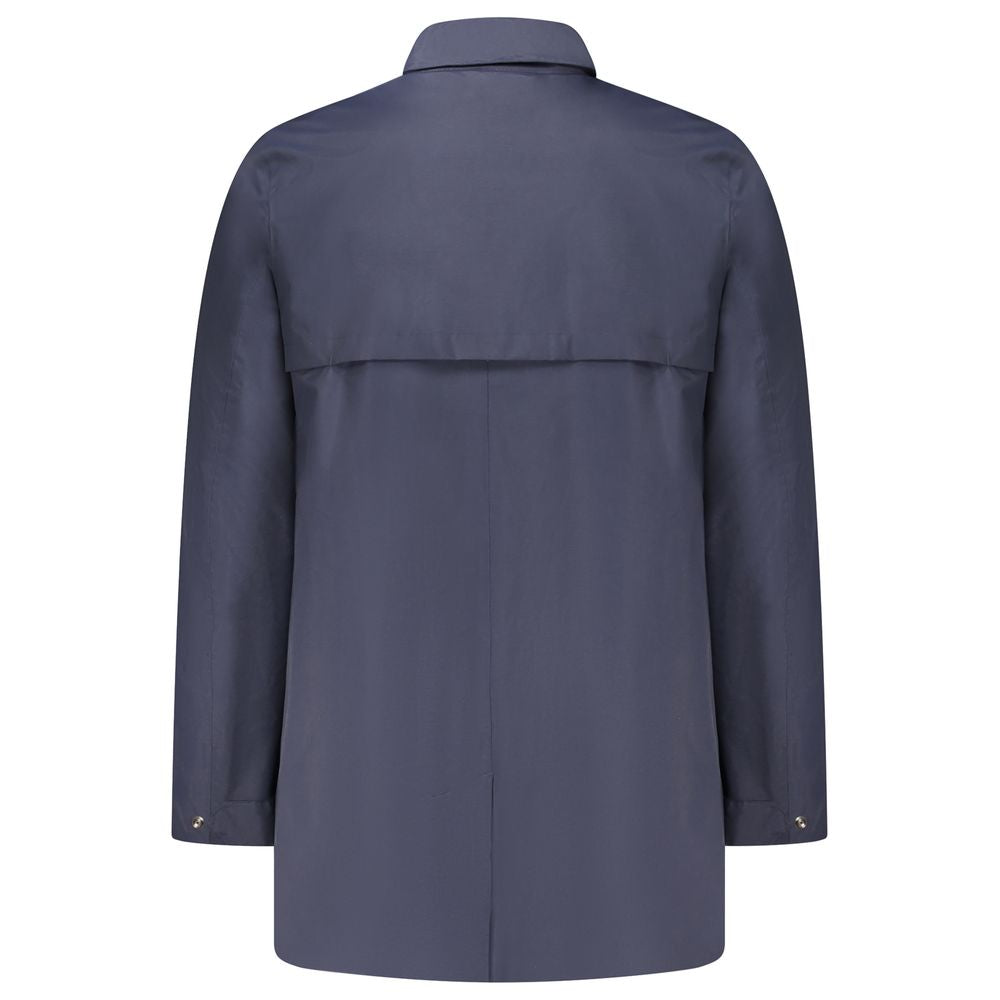 K-WAY Blue Polyamide Men Jacket K-WAY