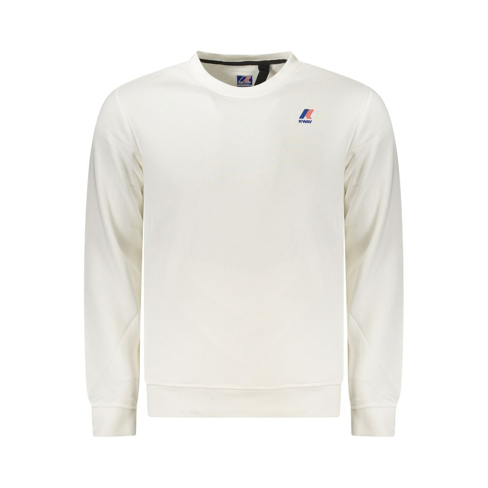 K-WAY White Cotton Men Sweater K-WAY